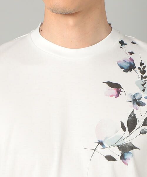 COMME CA MEN / コムサ・メン Tシャツ | チコリプリント  Tシャツ | 詳細7