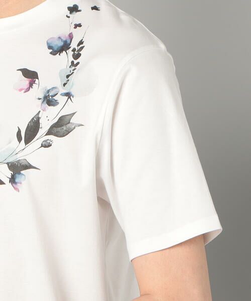 COMME CA MEN / コムサ・メン Tシャツ | チコリプリント  Tシャツ | 詳細8