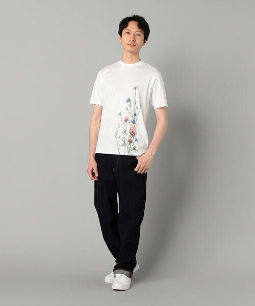 COMME CA MEN / コムサ・メン Tシャツ | ヤグルマギクプリント  Tシャツ | 詳細2