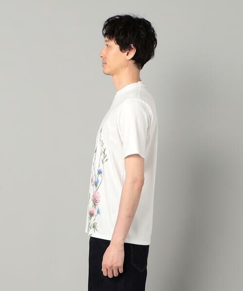 COMME CA MEN / コムサ・メン Tシャツ | ヤグルマギクプリント  Tシャツ | 詳細6