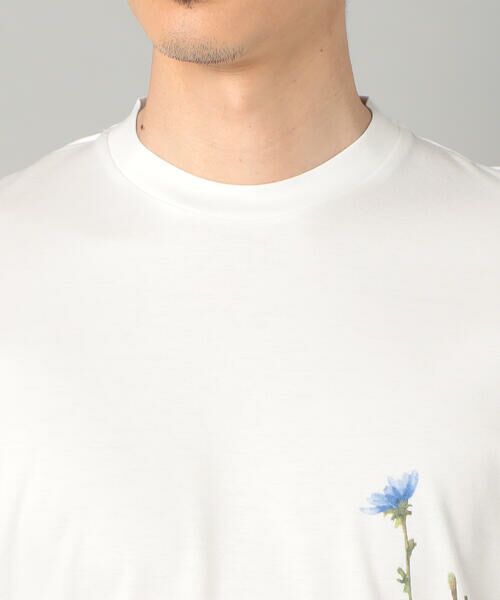 COMME CA MEN / コムサ・メン Tシャツ | ヤグルマギクプリント  Tシャツ | 詳細8