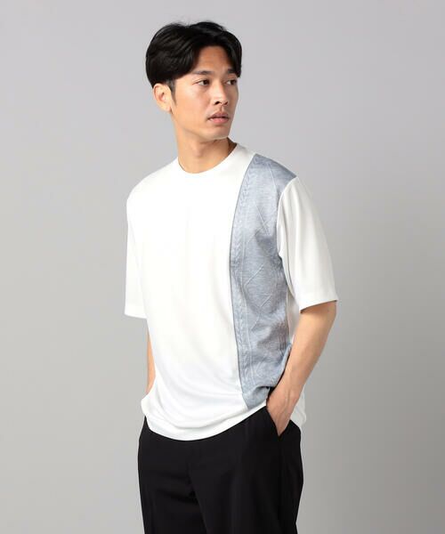 COMME CA MEN / コムサ・メン Tシャツ | ケーブルコンビ Tシャツ | 詳細4