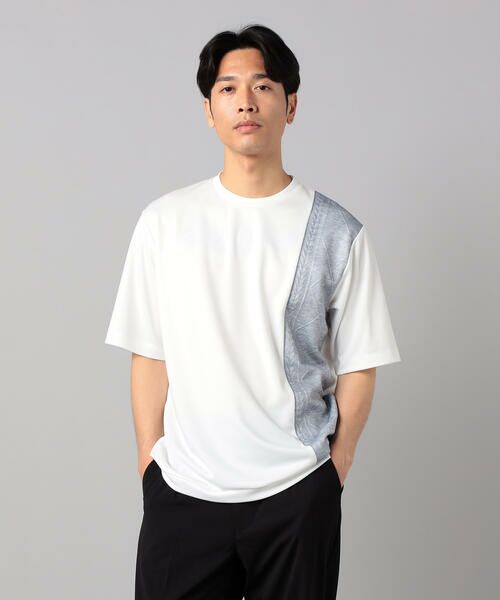 COMME CA MEN / コムサ・メン Tシャツ | ケーブルコンビ Tシャツ | 詳細5