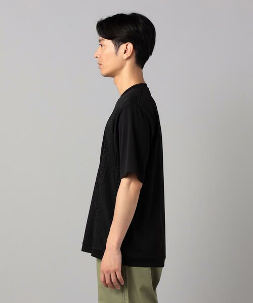 COMME CA MEN / コムサ・メン Tシャツ | ケーブルコンビ Tシャツ | 詳細11
