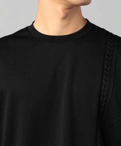 COMME CA MEN / コムサ・メン Tシャツ | ケーブルコンビ Tシャツ | 詳細13