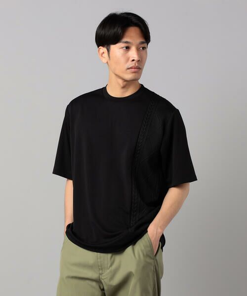 COMME CA MEN / コムサ・メン Tシャツ | ケーブルコンビ Tシャツ | 詳細8