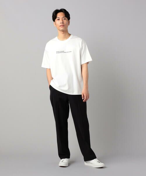 COMME CA MEN / コムサ・メン Tシャツ | シルキースムース ロゴTシャツ | 詳細1