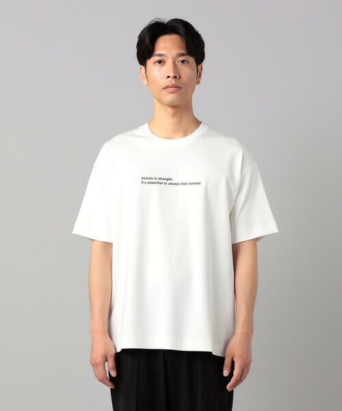 COMME CA MEN / コムサ・メン Tシャツ | シルキースムース ロゴTシャツ | 詳細9