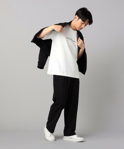 COMME CA MEN / コムサ・メン Tシャツ | シルキースムース ロゴTシャツ | 詳細4