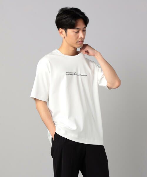 COMME CA MEN / コムサ・メン Tシャツ | シルキースムース ロゴTシャツ | 詳細6
