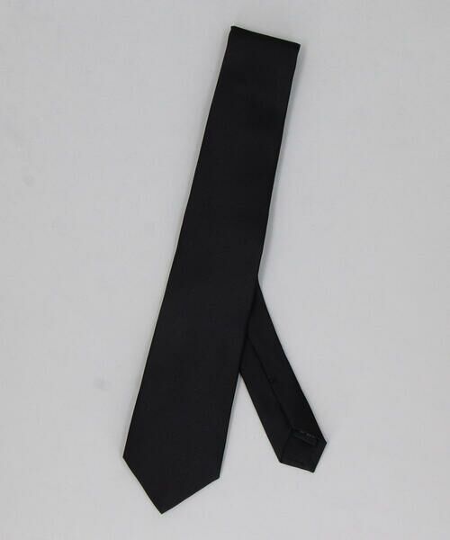 COMME CA MEN / コムサ・メン ネクタイ | ブラック レギュラータイ | 詳細1