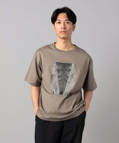 COMME CA MEN / コムサ・メン Tシャツ | リブ・ヴォールト プリントTシャツ