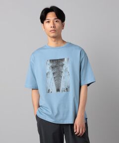 COMME CA MEN / コムサ・メン Tシャツ | リブ・ヴォールト プリントTシャツ