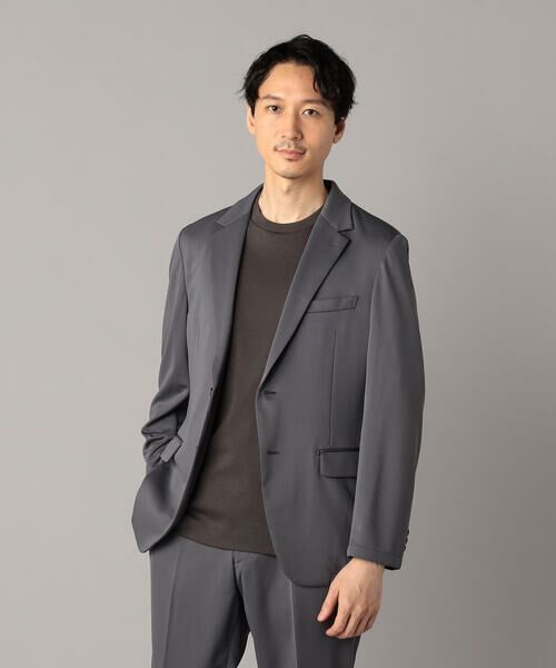 COMME CA MEN / コムサ・メン テーラードジャケット | 【セットアップ対応】マイクロメッシュエアージャージー テーラードジャケット | 詳細4