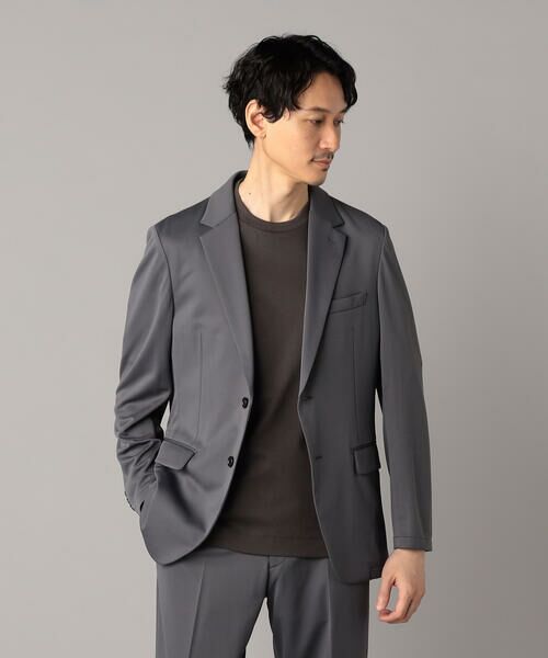 COMME CA MEN / コムサ・メン テーラードジャケット | 【セットアップ対応】マイクロメッシュエアージャージー テーラードジャケット | 詳細5