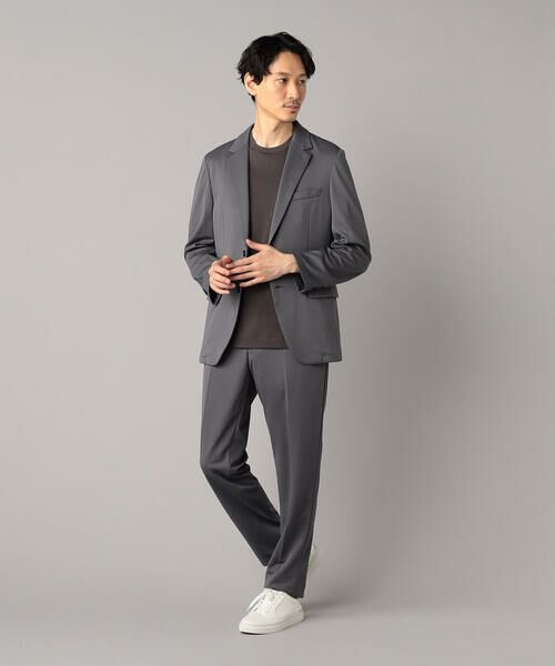 COMME CA MEN / コムサ・メン スラックス・ドレスパンツ | 【セットアップ対応】マイクロメッシュエアージャージー テーパードパンツ | 詳細1