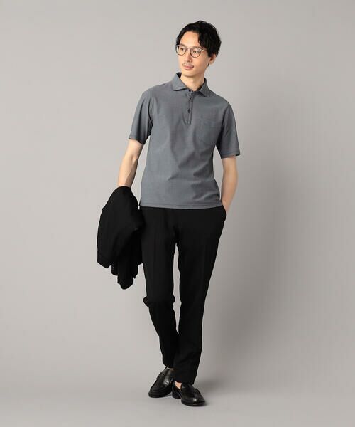 COMME CA MEN / コムサ・メン スラックス・ドレスパンツ | 【セットアップ対応】マイクロメッシュエアージャージー テーパードパンツ | 詳細8