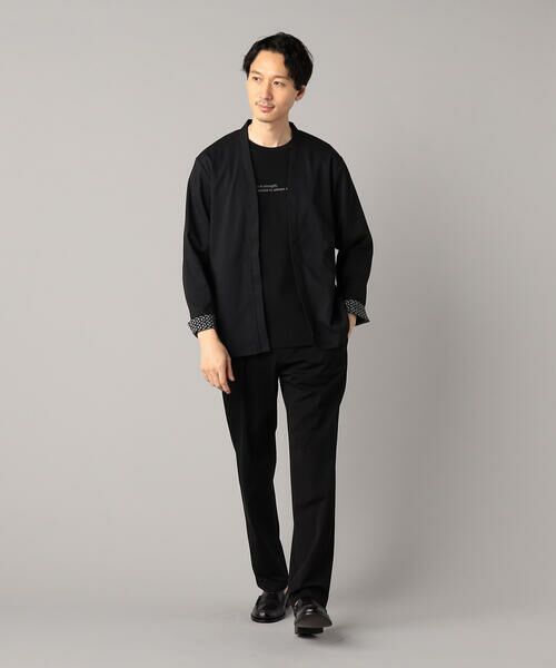 COMME CA MEN / コムサ・メン その他パンツ | ソロテックス レーヨンフィラメント ワンタックテーパードパンツ | 詳細3
