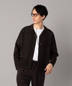 COMME CA MEN / コムサ・メン カーディガン・ボレロ | メッシュ編み ニットシャツ