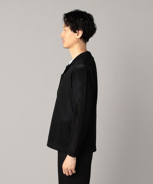 COMME CA MEN / コムサ・メン カーディガン・ボレロ | メッシュ編み ニットシャツ | 詳細8