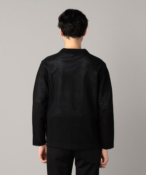 COMME CA MEN / コムサ・メン カーディガン・ボレロ | メッシュ編み ニットシャツ | 詳細9