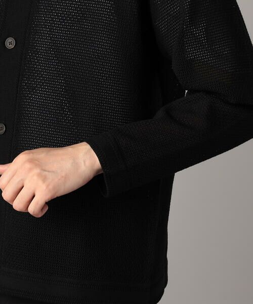 COMME CA MEN / コムサ・メン カーディガン・ボレロ | メッシュ編み ニットシャツ | 詳細11