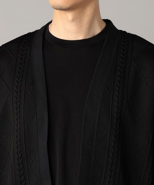 COMME CA MEN / コムサ・メン カーディガン・ボレロ | ケーブルコンビ ハッピカーディガン | 詳細9