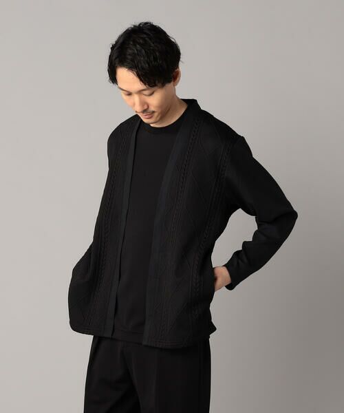 COMME CA MEN / コムサ・メン カーディガン・ボレロ | ケーブルコンビ ハッピカーディガン | 詳細5