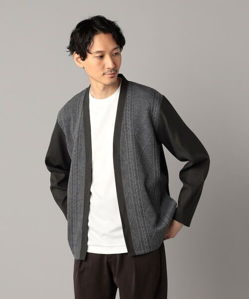 COMME CA MEN / コムサ・メン カーディガン・ボレロ | ケーブルコンビ ハッピカーディガン | 詳細16
