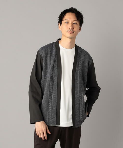 COMME CA MEN / コムサ・メン カーディガン・ボレロ | ケーブルコンビ ハッピカーディガン | 詳細17