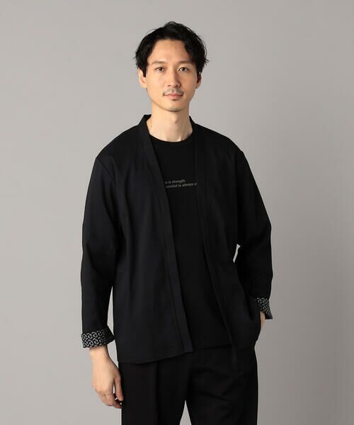 COMME CA MEN / コムサ・メン カーディガン・ボレロ | 花柄使い ハッピカーディガン | 詳細4