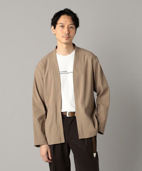 COMME CA MEN / コムサ・メン カーディガン・ボレロ | 花柄使い ハッピカーディガン(ベージュ)