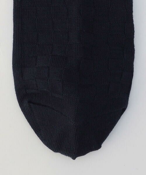 COMME CA MEN / コムサ・メン ソックス | 市松 クルーソックス | 詳細5