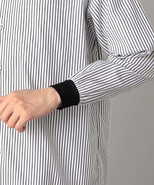 COMME CA MEN / コムサ・メン ブルゾン | ストライプシャツ ブルゾン | 詳細11