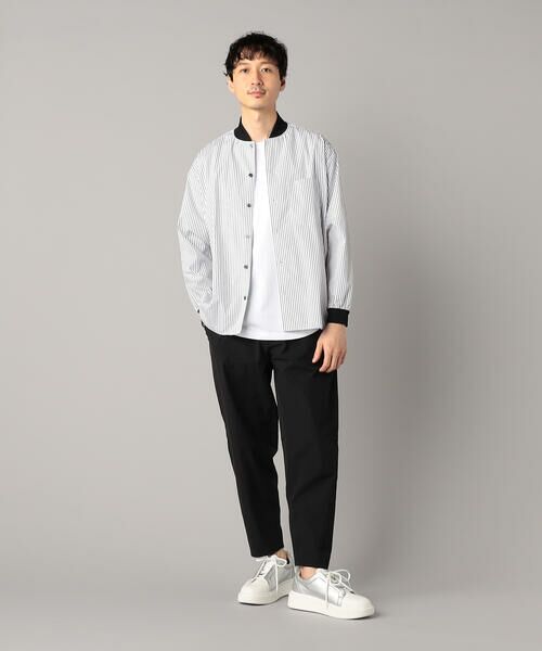 COMME CA MEN / コムサ・メン ブルゾン | ストライプシャツ ブルゾン | 詳細2