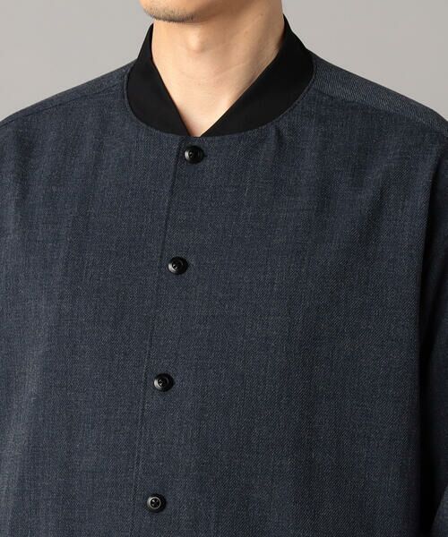 COMME CA MEN / コムサ・メン ブルゾン | ストレッチツイルシャツ ブルゾン | 詳細14