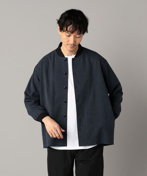 COMME CA MEN / コムサ・メン ブルゾン | ストレッチツイルシャツ ブルゾン | 詳細9