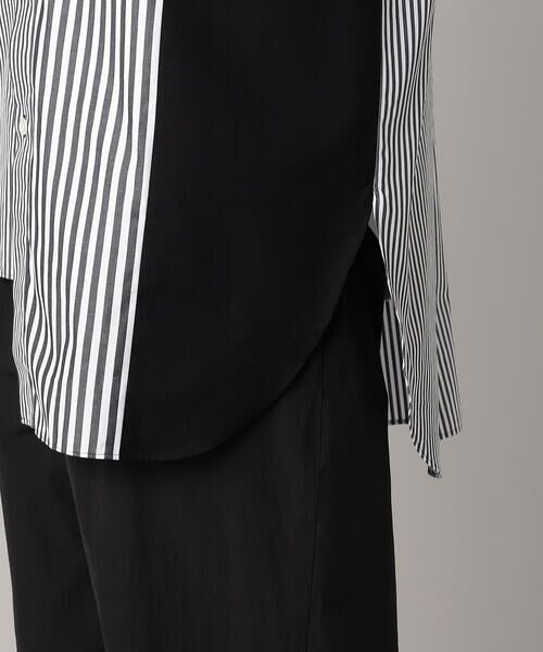 COMME CA MEN / コムサ・メン シャツ・ブラウス | アシンメトリー ストライプシャツ | 詳細12