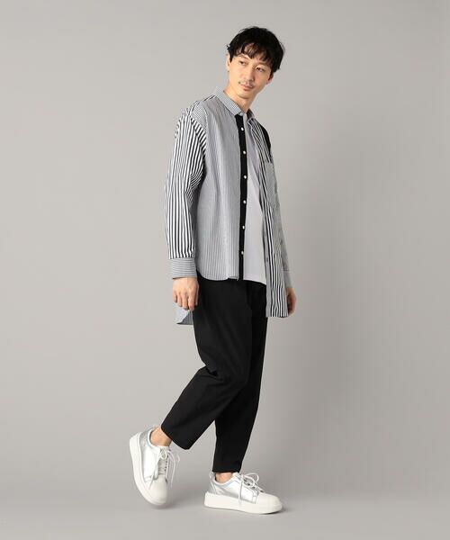 COMME CA MEN / コムサ・メン シャツ・ブラウス | アシンメトリー ストライプシャツ | 詳細2