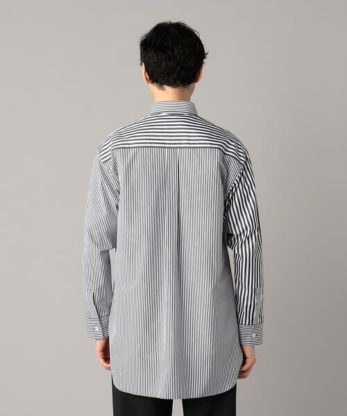 COMME CA MEN / コムサ・メン シャツ・ブラウス | アシンメトリー ストライプシャツ | 詳細8