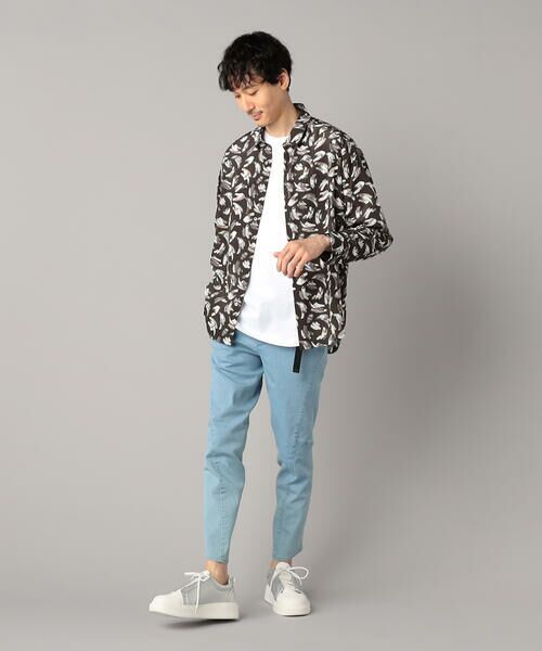 COMME CA MEN / コムサ・メン シャツ・ブラウス | ブラッシュドプリントシャツ | 詳細1