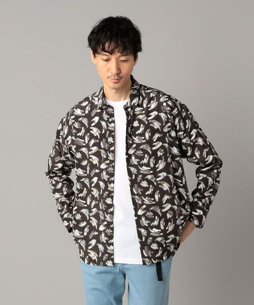 COMME CA MEN / コムサ・メン シャツ・ブラウス | ブラッシュドプリントシャツ | 詳細3