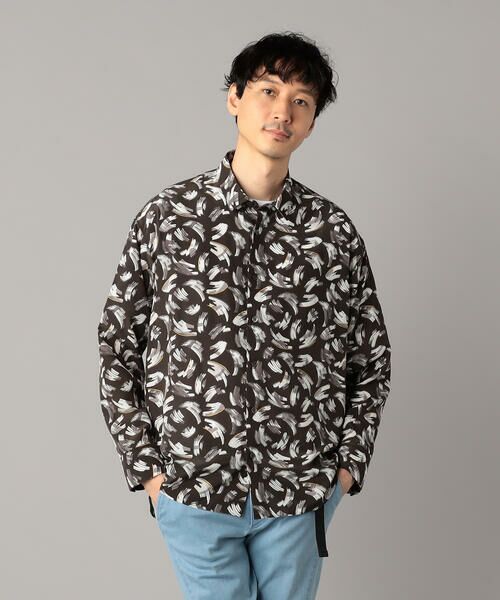 COMME CA MEN / コムサ・メン シャツ・ブラウス | ブラッシュドプリントシャツ | 詳細4