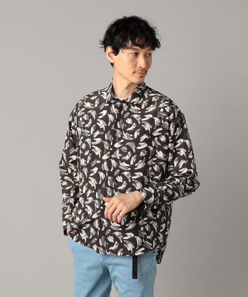 COMME CA MEN / コムサ・メン シャツ・ブラウス | ブラッシュドプリントシャツ | 詳細5