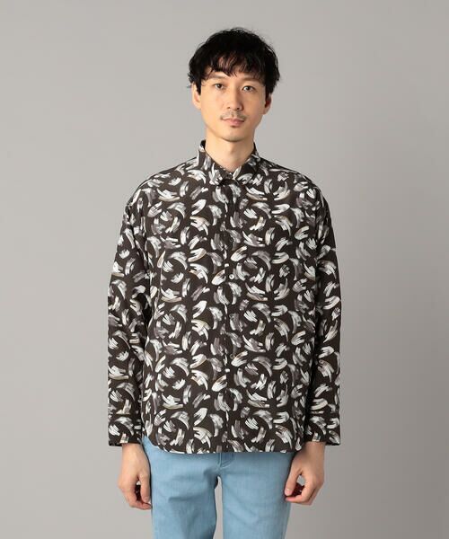 COMME CA MEN / コムサ・メン シャツ・ブラウス | ブラッシュドプリントシャツ | 詳細6