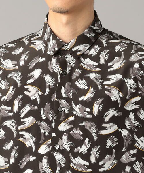 COMME CA MEN / コムサ・メン シャツ・ブラウス | ブラッシュドプリントシャツ | 詳細9
