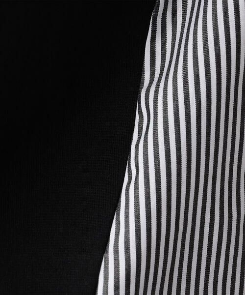 COMME CA MEN / コムサ・メン Tシャツ | ストライプ切替 Tシャツ | 詳細11
