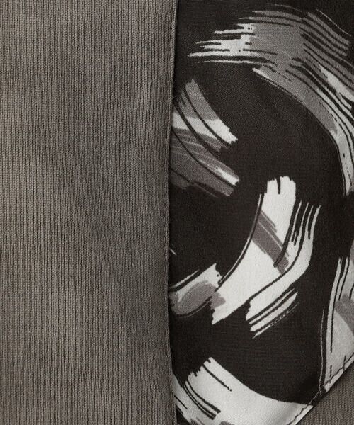 COMME CA MEN / コムサ・メン Tシャツ | ブラッシュドプリント切替 Tシャツ | 詳細12