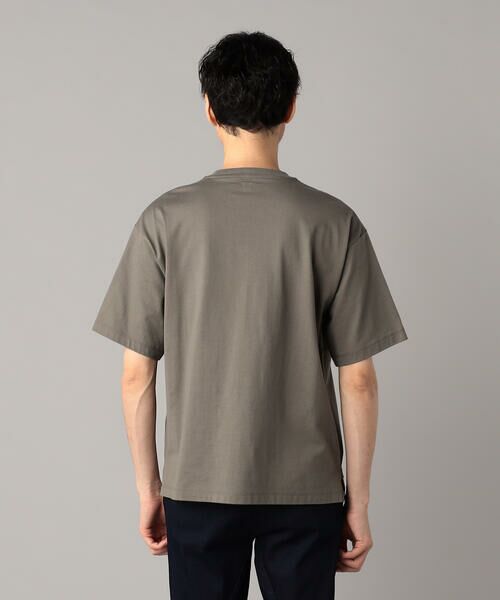 COMME CA MEN / コムサ・メン Tシャツ | ブラッシュドプリント切替 Tシャツ | 詳細7