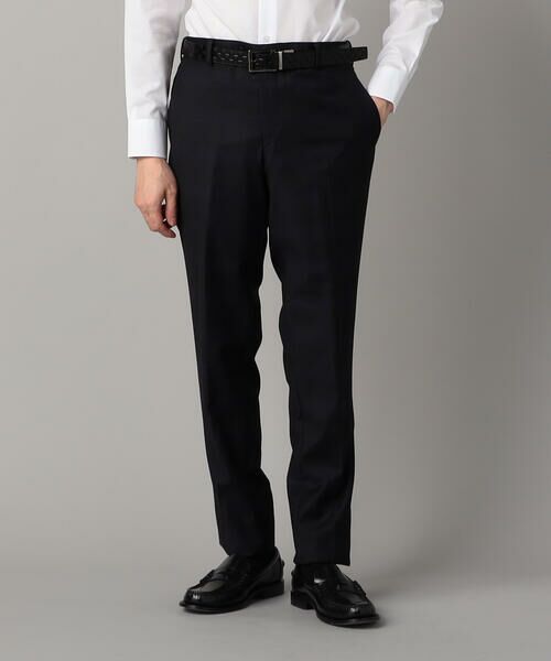 COMME CA MEN / コムサ・メン セットアップ | 【セットアップ対応】尾州産 IL PRINCIPE タータンチェック スラックス(ブラック)